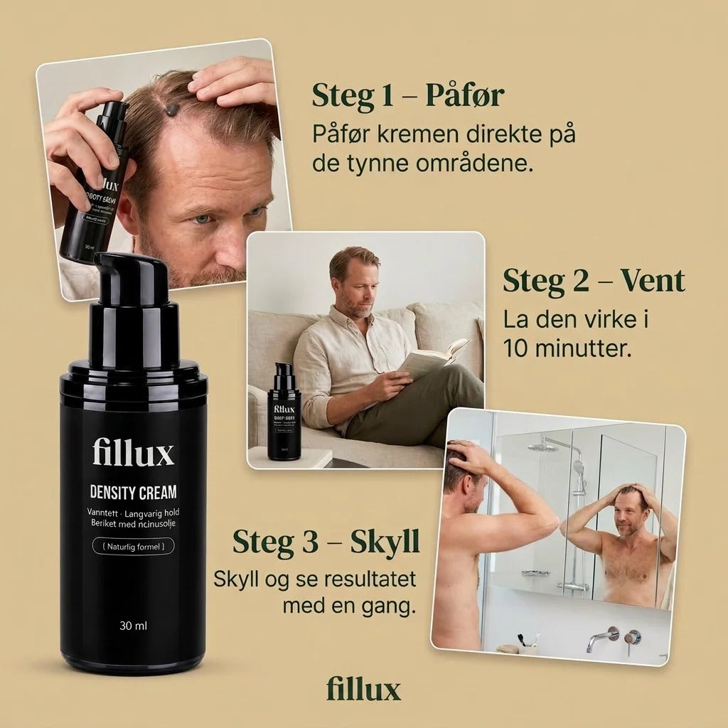 Slik bruker du Fillux i 3 steg